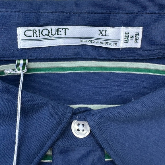 NWT Criquet Men’s Top Shelf Player’s Polo Shirt - Picture 3 of 9